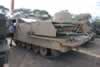 The Tracked Rapier belonging to Tim Vibert, finished in desert sand colour. This is an ex-British Army vehicle. 