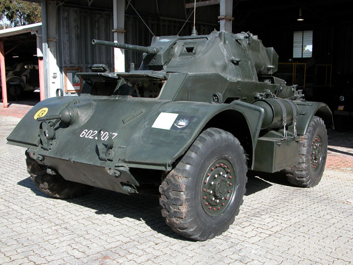 A Staghound displayed at the Army Tank Museum Puckapunyal This vehicle is 